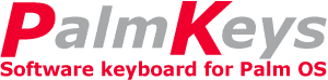 PalmKeys - software keyboard for Palm OS