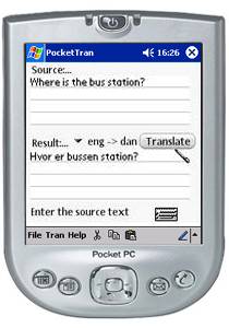 PocketTran English to Danish translation 2