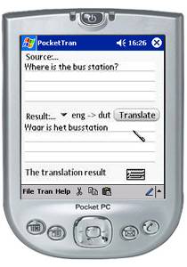 PocketTran English to Dutch translation 2