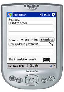 PocketTran English to Flemish translation 4