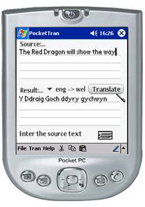 PocketTran English to Welsh translation