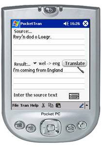 PocketTran Welsh to English translation