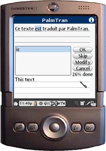 PalmTran avant la modification: